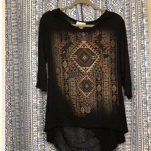 Black Quarter sleeve top